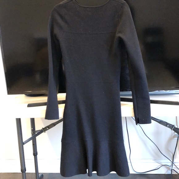Zara Knit Black Dress size Small S - Picture 5 of 5